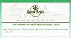 Desktop Screenshot of greenacreshempfarm.com