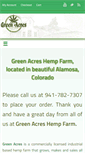 Mobile Screenshot of greenacreshempfarm.com